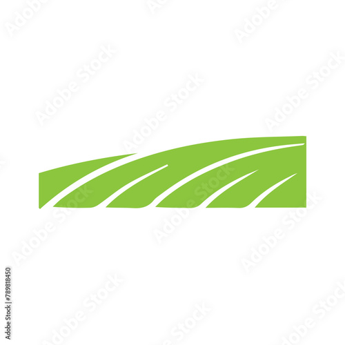 farm field logo concept