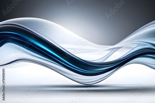 glowing white or blue wave abstract background, backgrounds 