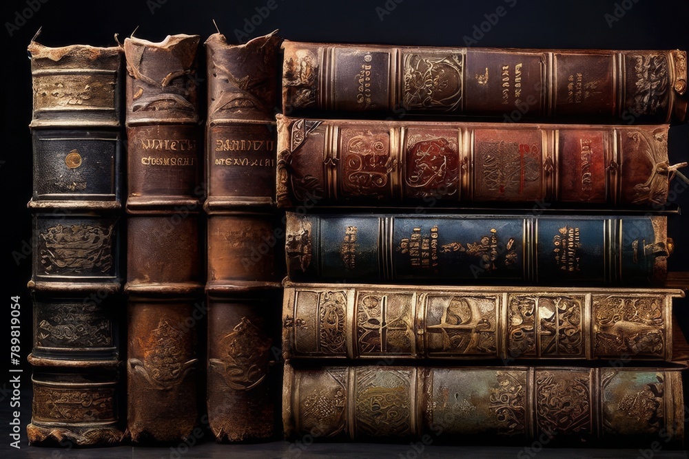 a Bookshelf history theme grunge background. a Bookshelf history theme grunge background.