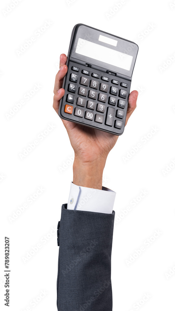 Png Hand holding calculator mockup in finance concept Png Hand holding calculator mockup in finance concept