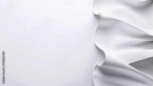 Torn white paper revealing a textured grey background. Creative concept for advertising, art and design © Andrey