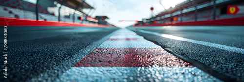 Speed tracking shot of racetrack,A futuristic Race Track with futuristic building in background nocturnal race with lights

