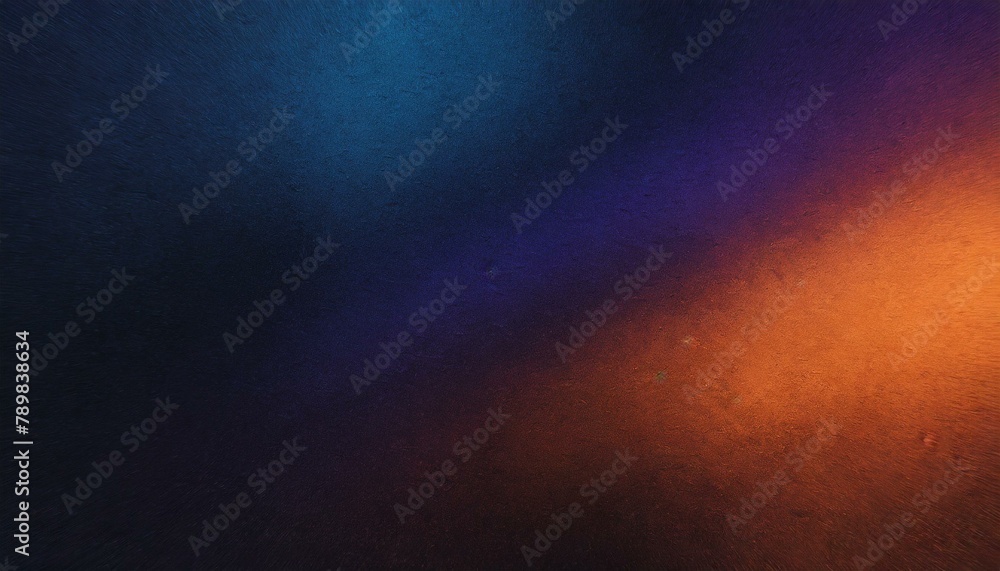 Ethereal Mix: Blue Orange Purple Black Grainy Texture