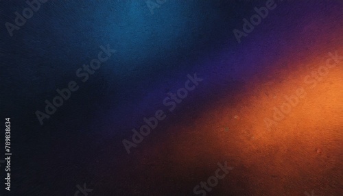 Ethereal Mix: Blue Orange Purple Black Grainy Texture