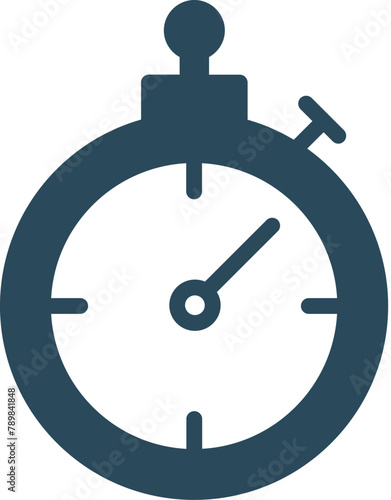 Representing Clocks and Time Glyph Icon   photo