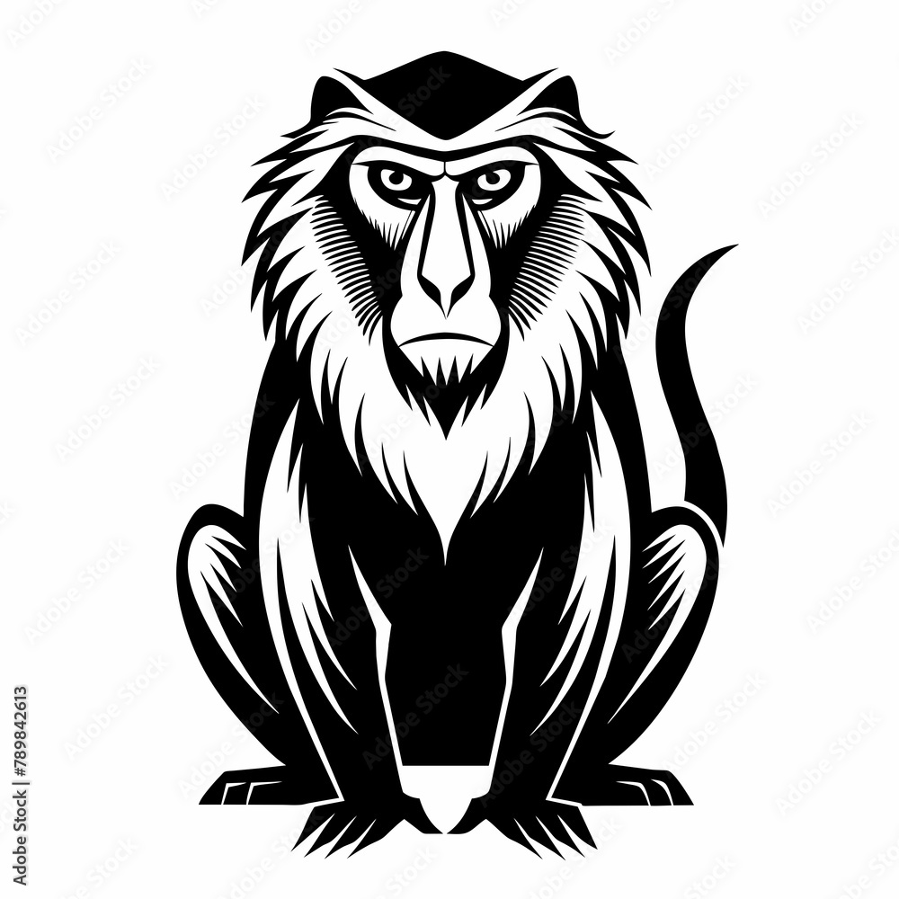 Obraz premium lion head mascot vector 