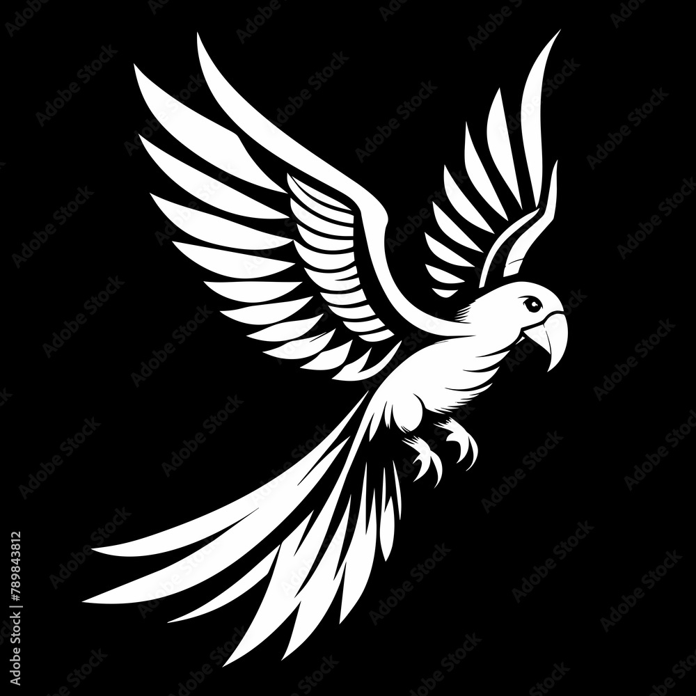 Obraz premium eagle with wings Vector Illustration