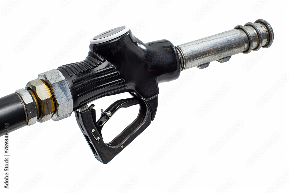 Fuel pump nozzle isolated on a white background Fuel pump nozzle isolated on a white background