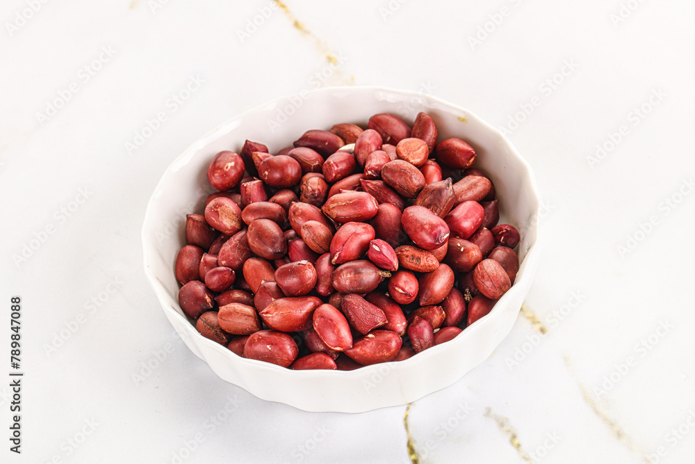Raw peanut heap for roast Raw peanut heap for roast