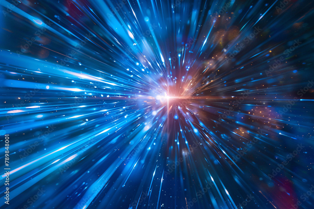 Emitting lines and data, Internet technology big data background