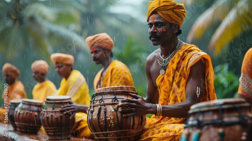 Goa Monsoon Festival, celebrating the onset of the monsoon with traditional music and dance photo
