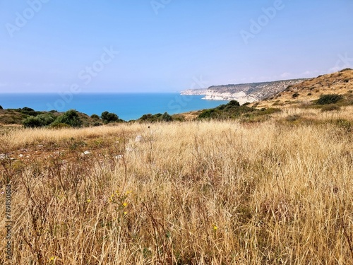 Panorama of the coast of Cyprus