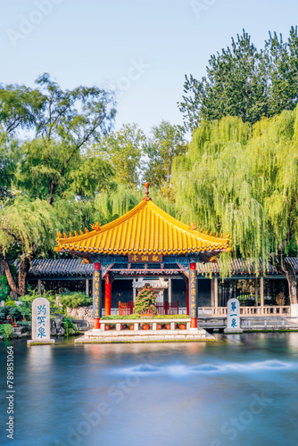 Wallpaper Mural Scenery of Baotu Spring Guanlan Pavilion in Jinan, Shandong, China Torontodigital.ca