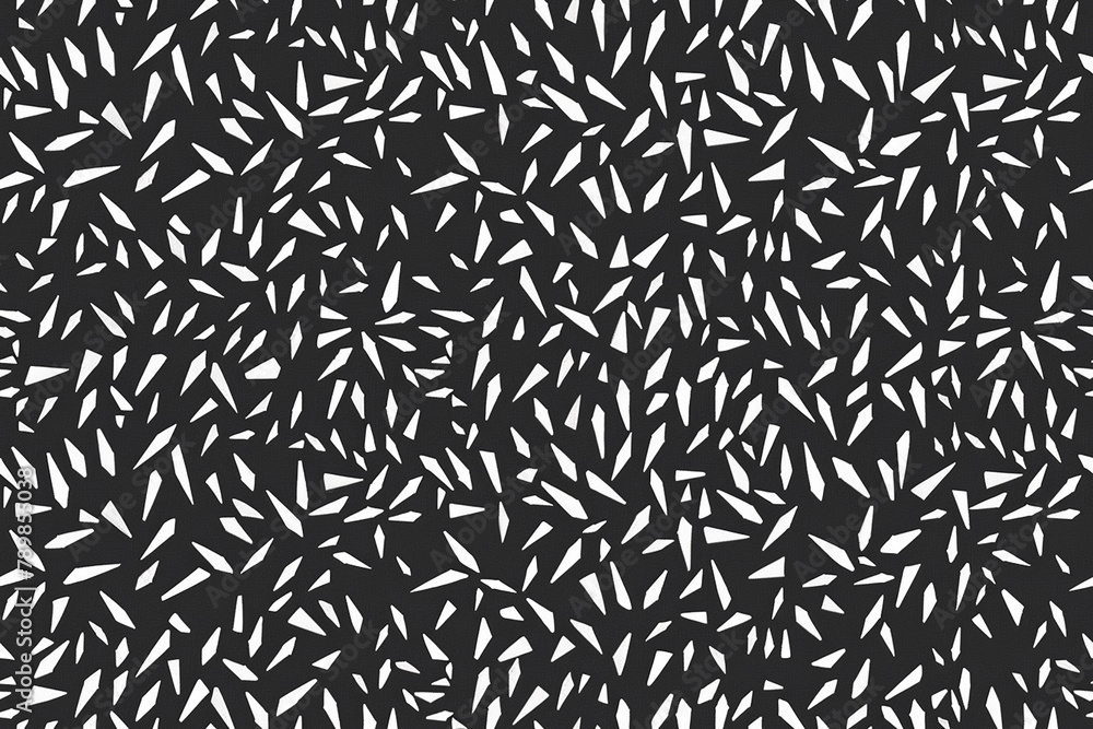 Black and white abstract leafy pattern Black and white abstract leafy pattern