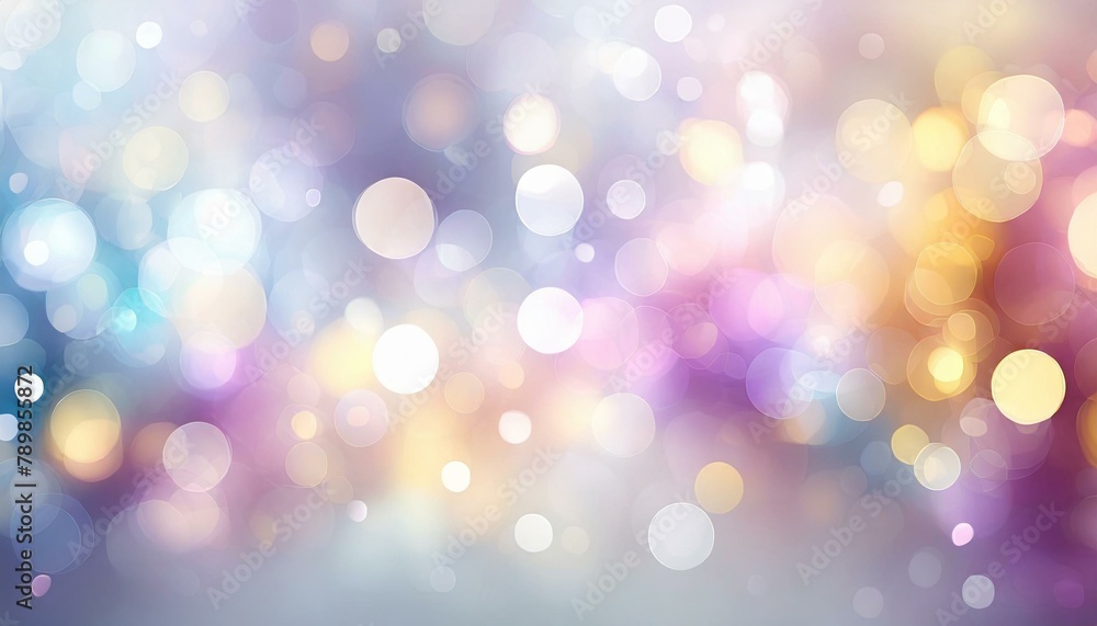 Obraz premium Radiant Gold and Delicate Pinks: Abstract Bokeh Symphony