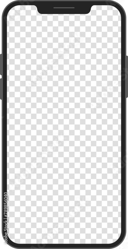 Realistic iPhone, black Modern apple Smartphone With notch dynamic Island Buttons Branding Mockup Detailed Isolated Business Ad Mobile Presentation Showcase Promotion Tech Display Device Template