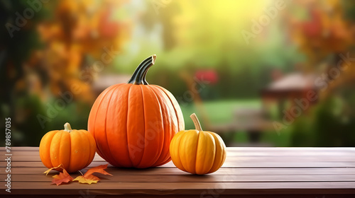 Thanksgiving and Halloween pumpkins, pumpkin background