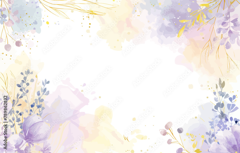 a watercolor painting of flowers and leaves a watercolor painting of flowers and leaves