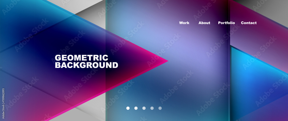 Gradient triangle geometric minimal wallpaper Gradient triangle geometric minimal wallpaper
