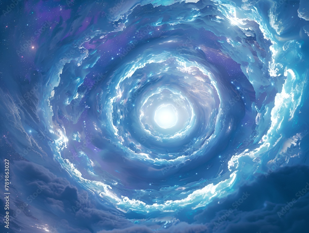 A simple white galaxy surrounded by a circle of centrally composed lines, style of vibrant metaphysical, precisionist lines, 8k resolution, hypercolorful dreamscapes, circuitry, sky-blue and violet A simple white galaxy surrounded by a circle of centrally composed lines, style of vibrant metaphysical, precisionist lines, 8k resolution, hypercolorful dreamscapes, circuitry, sky-blue and violet