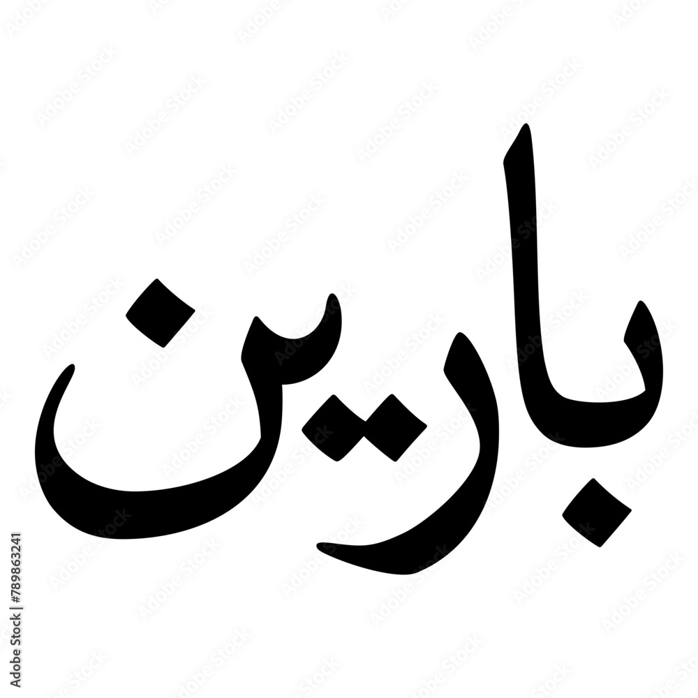 Parina Muslim Girls Name Naskh Font Arabic Calligraphy Parina Muslim Girls Name Naskh Font Arabic Calligraphy