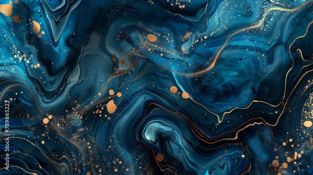 Texture color abstract background pattern art paint liquid blue effect ...