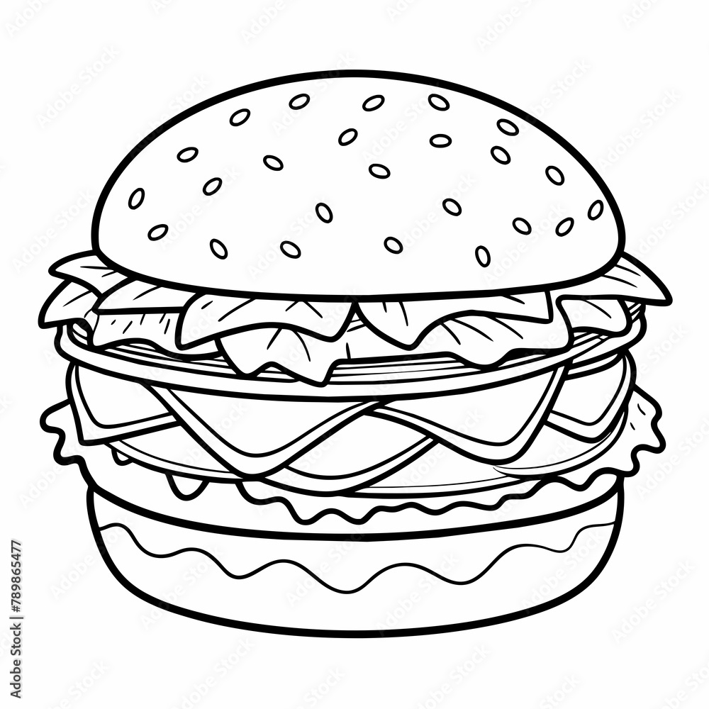 hamburger Vector Illustration hamburger Vector Illustration