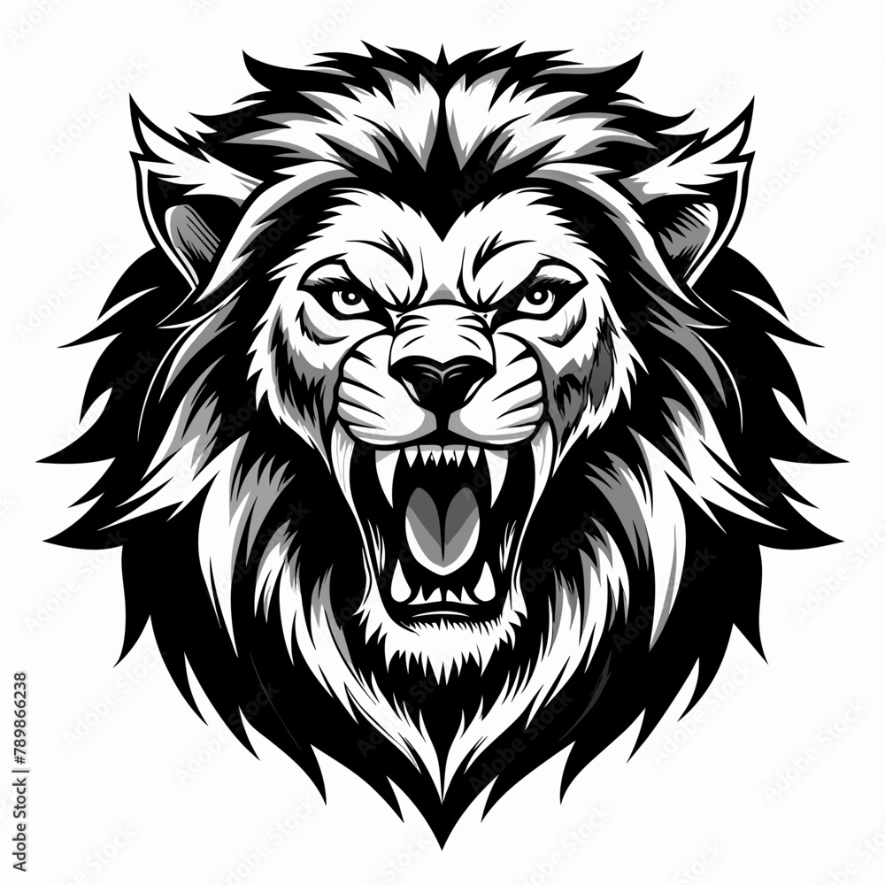 Lion head mascot vector Lion head mascot vector