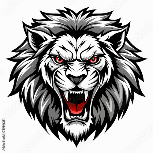 Wallpaper Mural lion head mascot vector  Torontodigital.ca