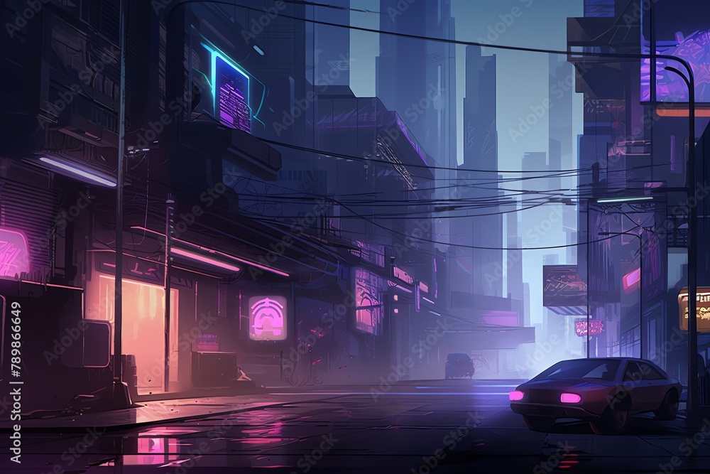 Craft a pixel art scene of a futuristic love story unfolding in a cyberpunk setting, showcasing neon-lit alleyways and holographic displays Play with the tilted angle view to add depth and intrigue to