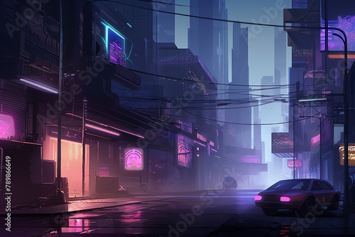Craft a pixel art scene of a futuristic love story unfolding in a cyberpunk setting, showcasing neon-lit alleyways and holographic displays Play with the tilted angle view to add depth and intrigue to © kamon