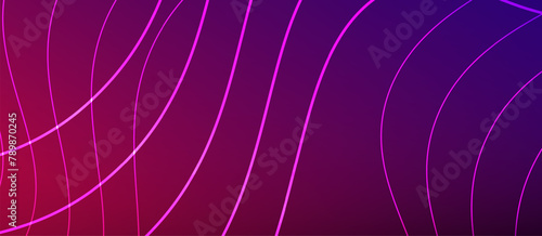 Vibrant purple, violet, and pink background with electric blue lines. Waterlike pattern with circles in magenta and shades of pink. Bold font on a playful design photo