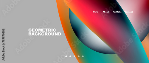 A colorful geometric background with electric blue lines on a gray background. Closeup macro photography capturing the vibrant colorfulness of the design