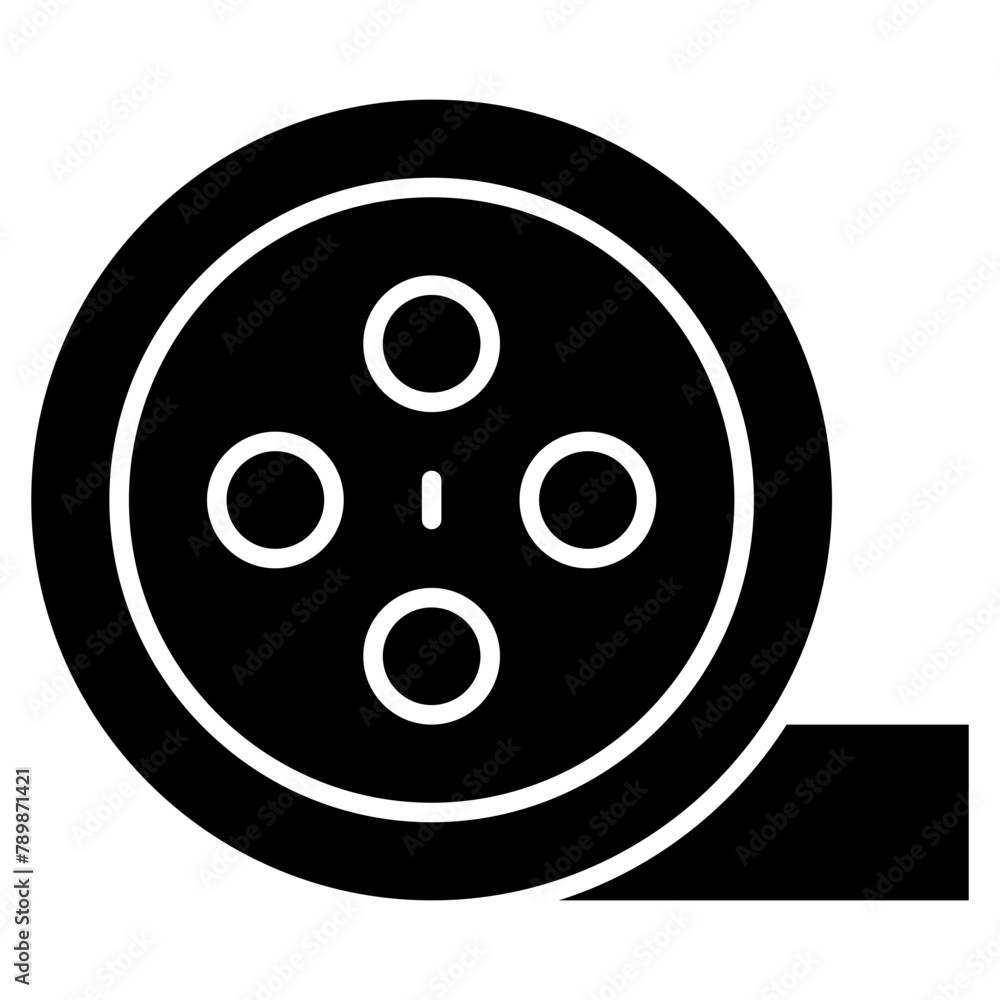 Vector Icon Film, film reel, movie, reel, cinema