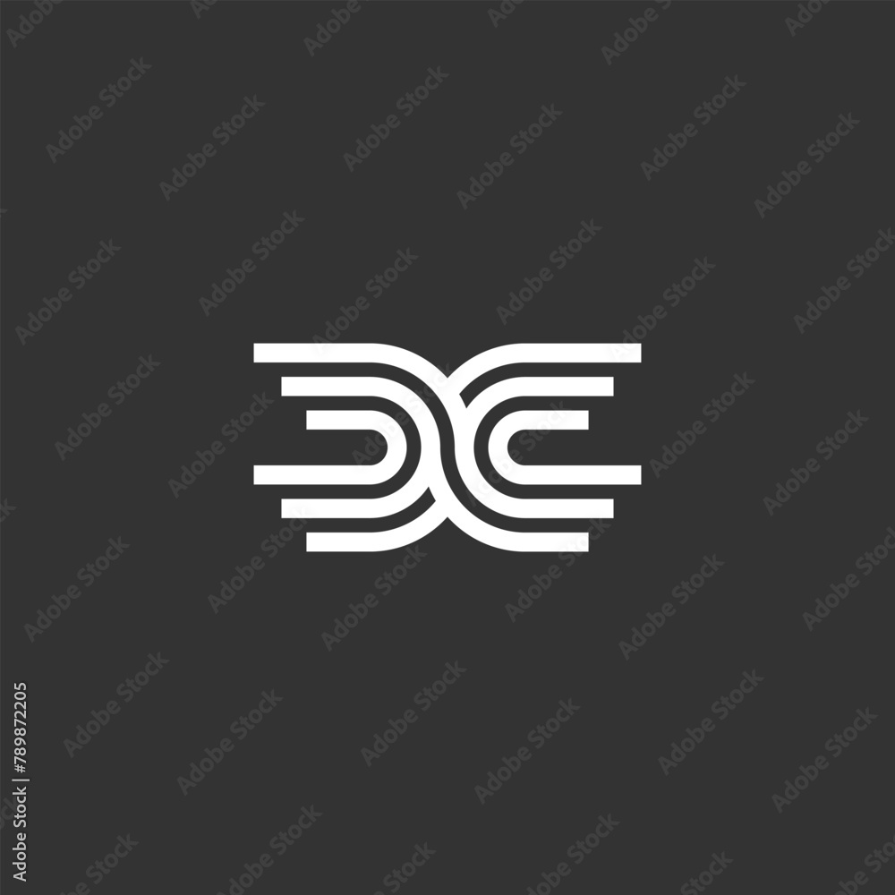 alphabet letter DC logo design vector. DC logo icon template alphabet letter DC logo design vector. DC logo icon template