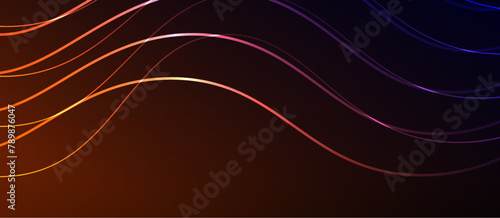 The terrestrial plants twig intertwined with the vibrant colors of magenta and electric blue in a circular pattern, resembling an automotive tire on a dark background