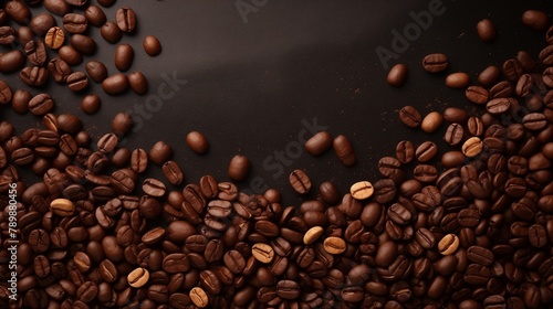 Roasted Coffee Beans, Coffee Background.