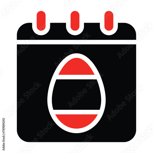 Egg Incubator Calendar  Glyph Icon