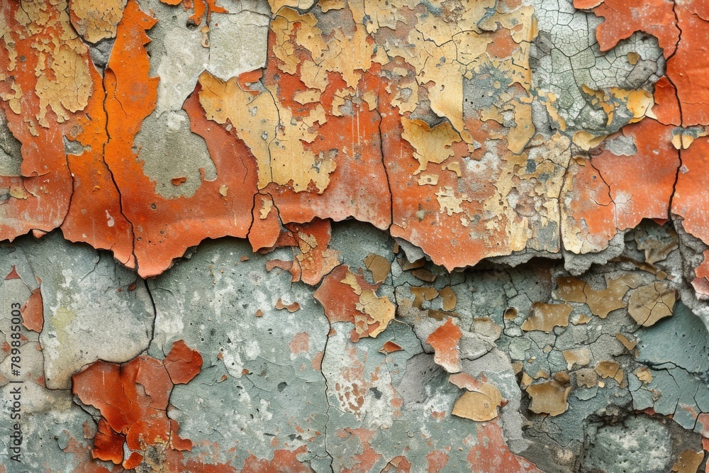 Amidst the cracks and crevices, a masterpiece of diligence unfolds, transcending the barriers of age and decay. Amidst the cracks and crevices, a masterpiece of diligence unfolds, transcending the barriers of age and decay.
