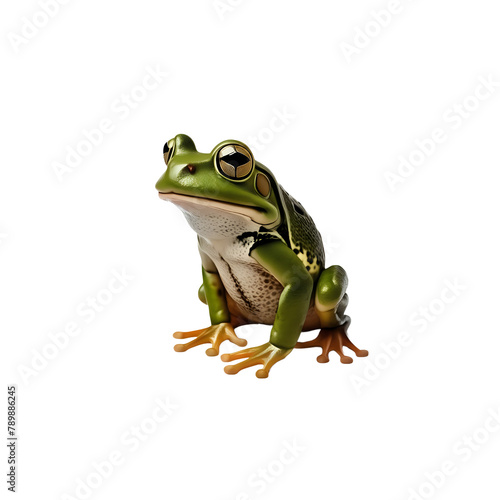green eyed tree frog, cut out 