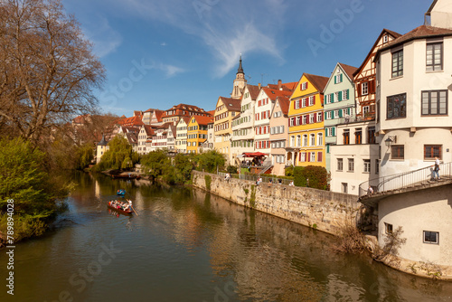 Tuebingen, an old town on the River Neckar, Baden-Wuerttemberg, German
