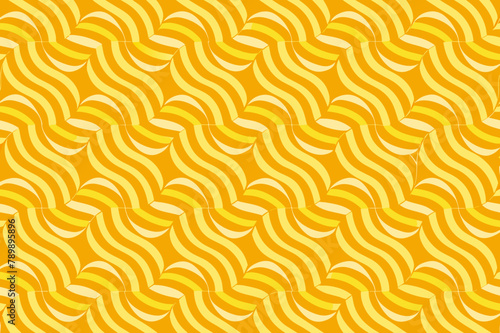 Yellow Seamless Waves Pattern Vector, Yellow Waves Pattern 