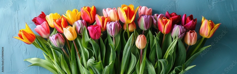 Blooming Beauty: A Vibrant Spring Bouquet of Freshly Picked Flowers Blooming Beauty: A Vibrant Spring Bouquet of Freshly Picked Flowers