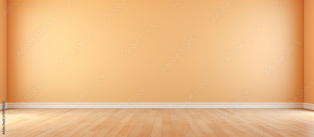 An Empty Room with a Wooden Floor An Empty Room with a Wooden Floor