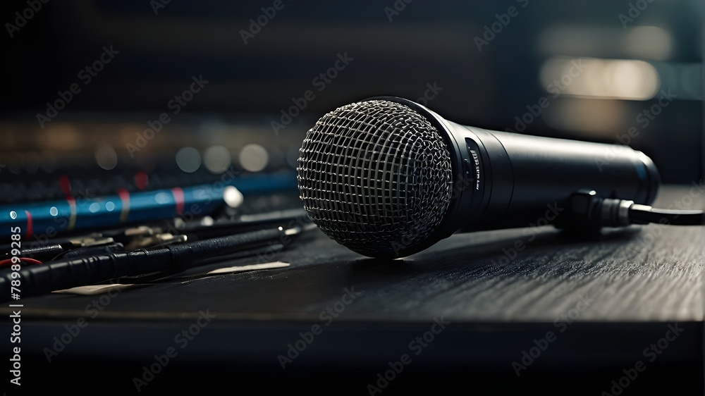The wireless microphone stopped working. The wireless microphone stopped working.