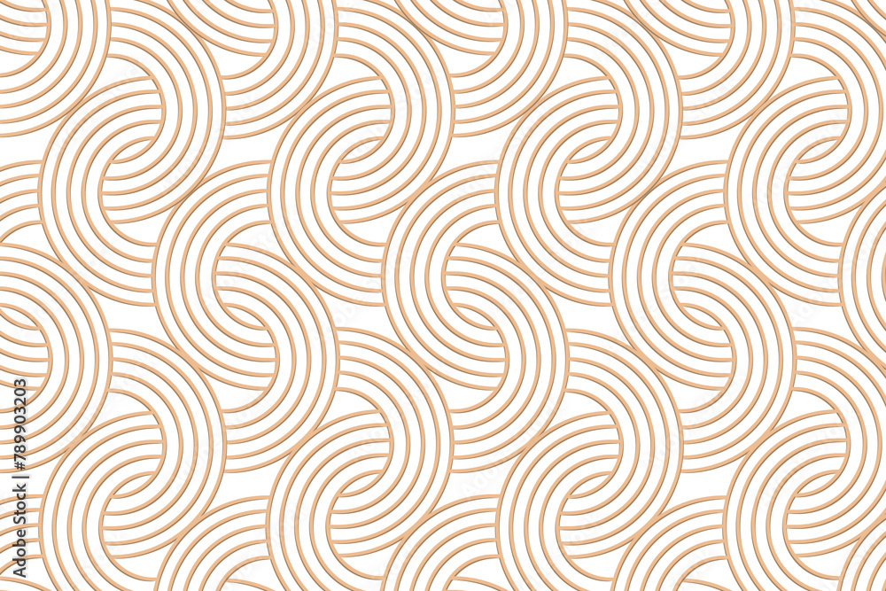 Golden interlaced rounded arc patterned background design element Golden interlaced rounded arc patterned background design element