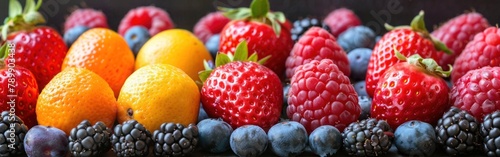 Delicious Breakfast Spread with Croissant  Jam  Fresh Fruits and Coffee