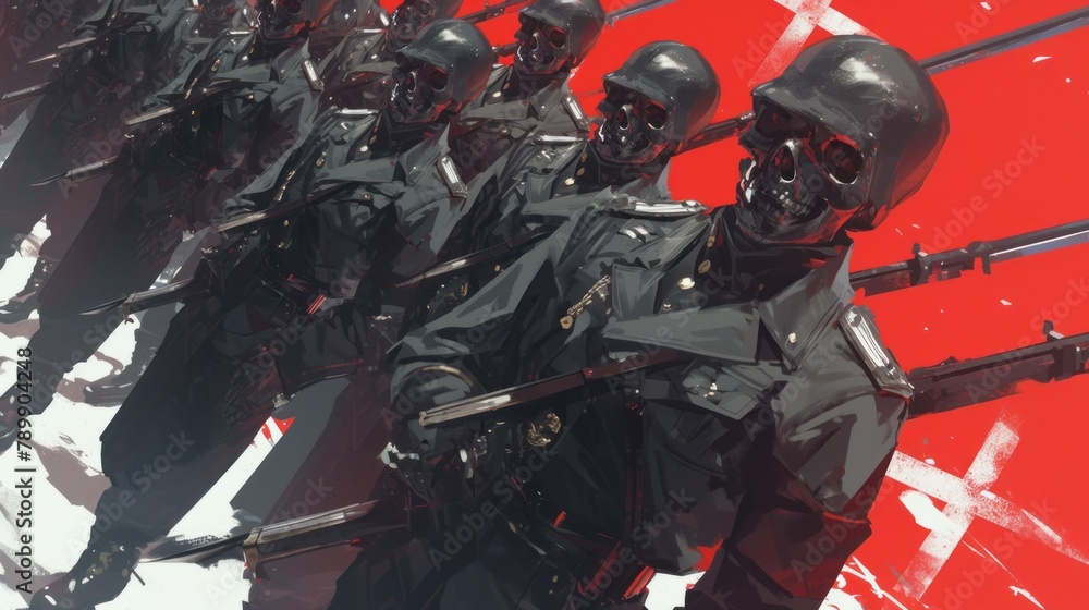 skeleton army skeleton army