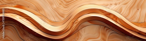 Seamless texture of polished wood grain in high detail