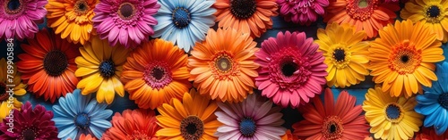 Spring Flowers Greetings - Ranunculus and Gerbera Blossoms